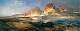 Thomas Moran Nearing Camp on the Upper Colorado River painting